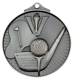 MD909S - Golf Medal Silver