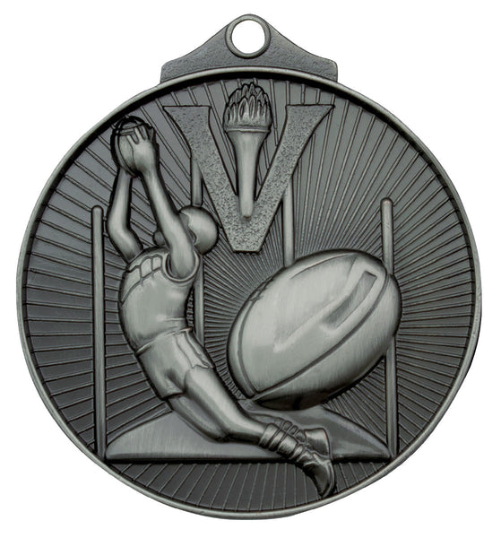MD912S Aussie Rules Medal Silver