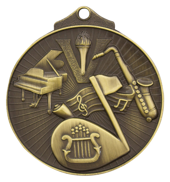MD921G Music Medal Gold