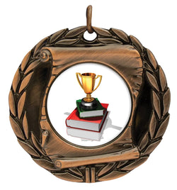 MD95B-C051 - Scroll Medal Bronze