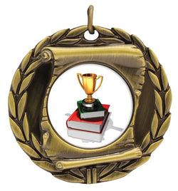 MD95G-C051 - Scroll Medal Gold