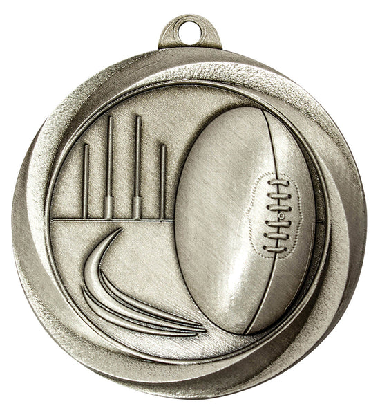 ME912S Footy Econo Medal Silver
