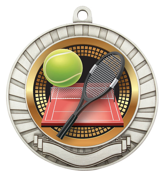 MES218S - Eco Scroll Tennis Silver