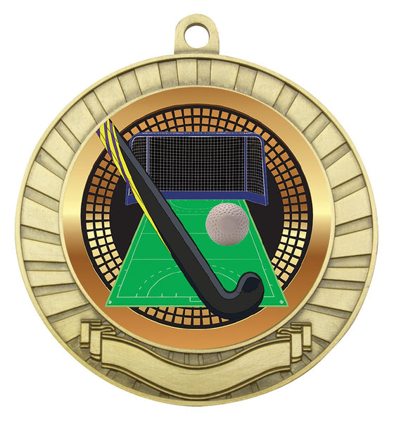 MES244G - Eco Scroll Hockey Gold