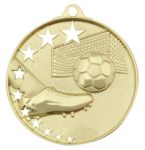MH904G Football Stars Medal Gold