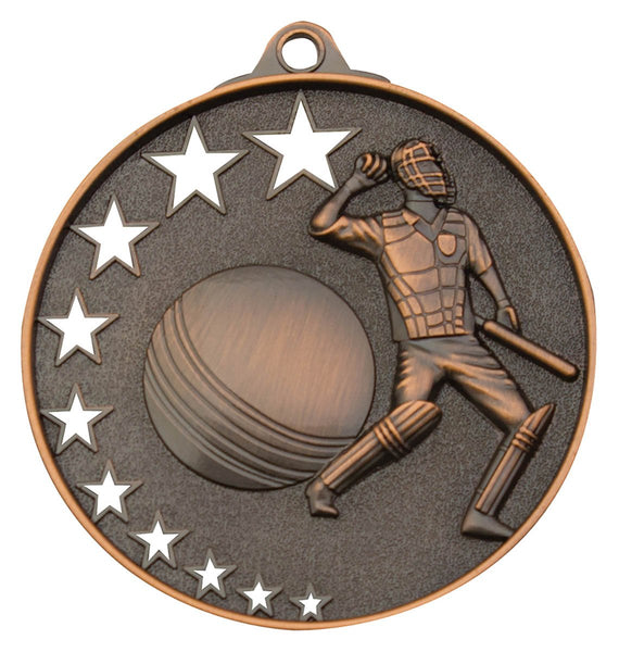 MH910B - Cricket Stars Medal Bronze