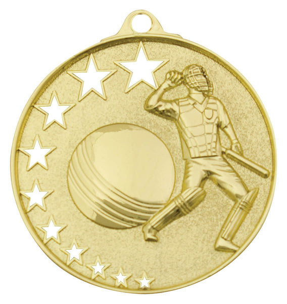 MH910G - Cricket Stars Medal Gold