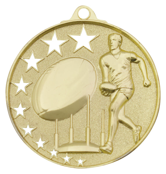 MH912G Aussie Rules Stars Medal Gold