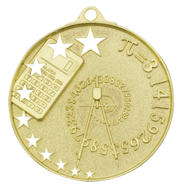 MH920G - Maths Stars Medal Gold