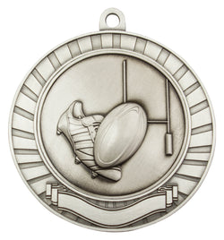 MMY213S Eco Scroll Rugby Silver
