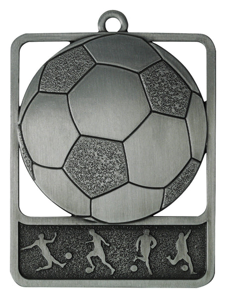 MR904S Football Medal Rosetta Silver