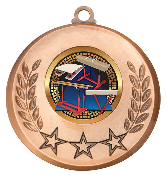 MSH114B - Laurel Medal Gymnastics Bronze