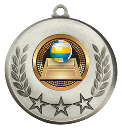 MSH127S - Laurel Medal Volleyball Silver