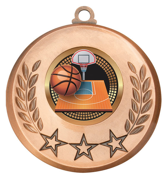 MSH134B - Laurel Medal Basketball Bronze