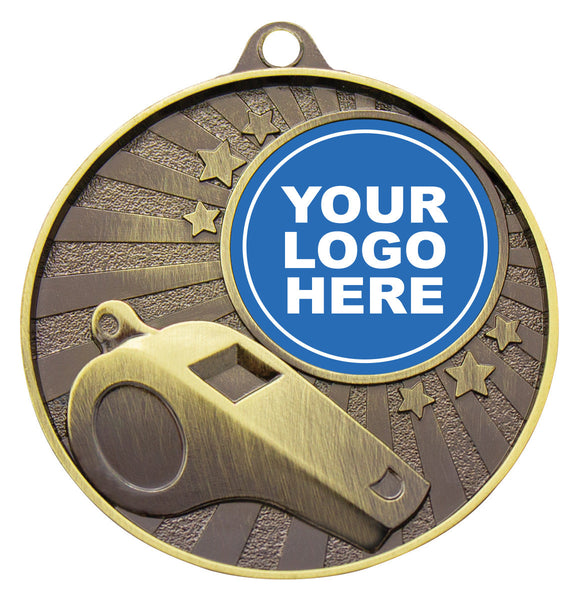 MV741G - Wisdom Medal - Whistle Gold