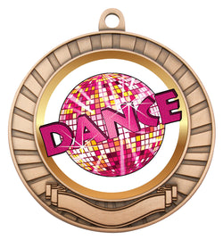 MY201B-B19 - Dance Eco Scroll Medal Bronze