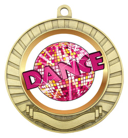 MY201G-B19 - Dance Eco Scroll Medal Gold