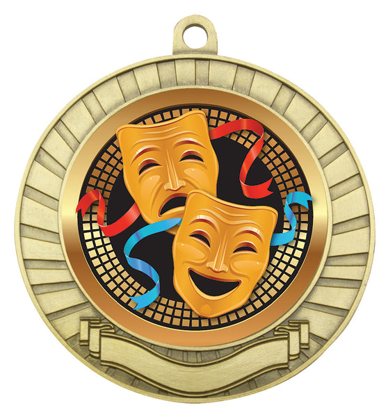 MY201G-B94 - Drama Eco Scroll Medal Gold