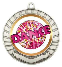 MY201S-B19 - Dance Eco Scroll Medal Silver