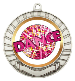 MY201S-B19 - Dance Eco Scroll Medal Silver