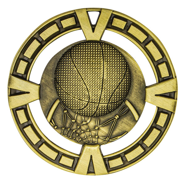 MY907G - Basketball Varsity Medal Gold