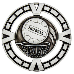 MY911S Netball Varsity Medal Silver