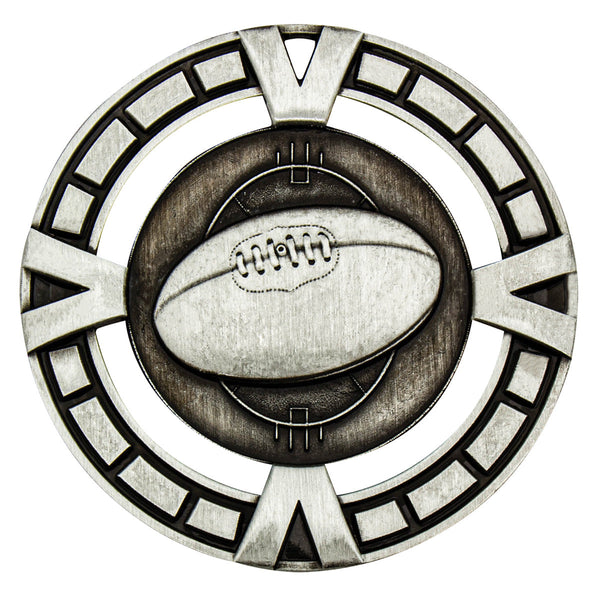 MY912S Aussie Rules Varsity Medal Silver