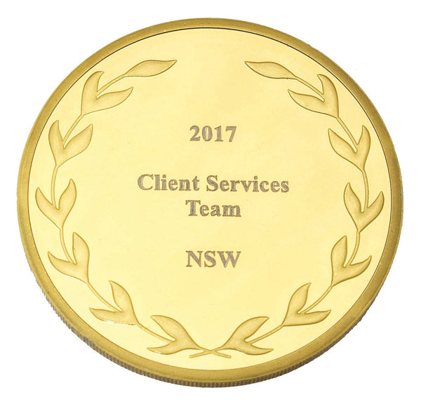 MZ50G - Laurel Presentation Medal in Case