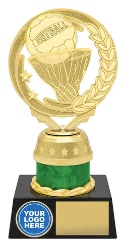 N3197 Torch Netball Gold / Green 180mm