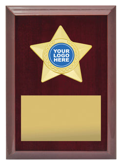 PL07A - Star Plaque Gold 150mm