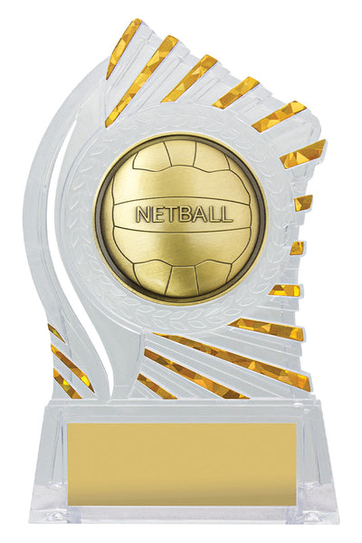 RH391 Solar Acrylic Trophy - Netball