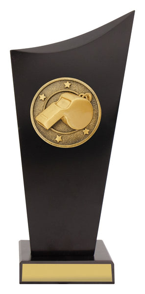 SK541B - Whistle Black Timber Spartan Crest 245mm