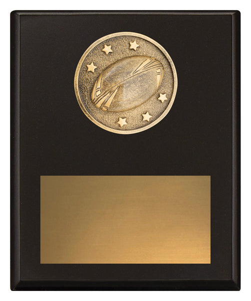 SP639C Challenge Plaque Rugby 200mm