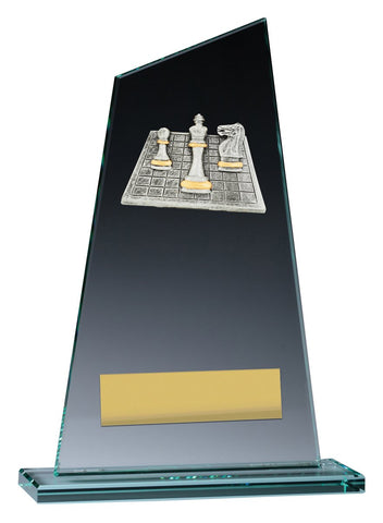 VP178A - Glass Peak Chess 200mm